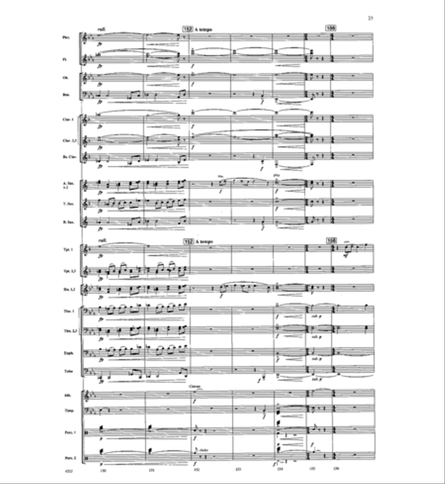 Skyscapes Skyscapes Concert Band scores gallery preview page 23