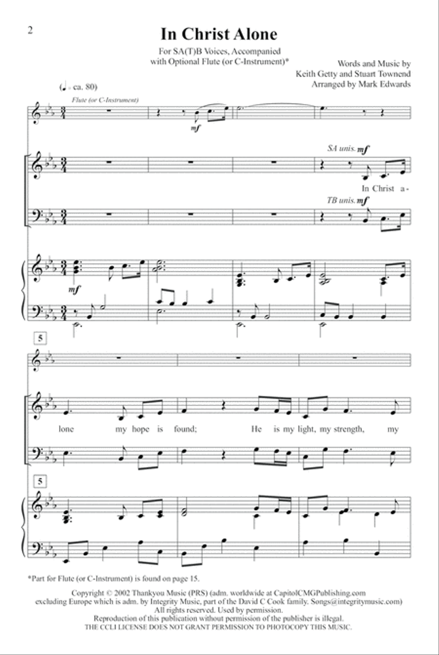 In Christ Alone SA scores gallery preview page 2