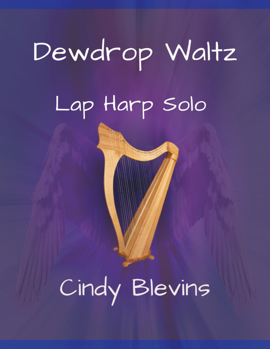 Dewdrop Waltz, original solo for Lap Harp Lap Harp scores gallery preview page 1