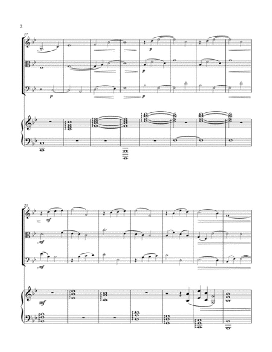 Lost in the Mist Lost in the Mist Piano Quartet scores gallery preview page 2