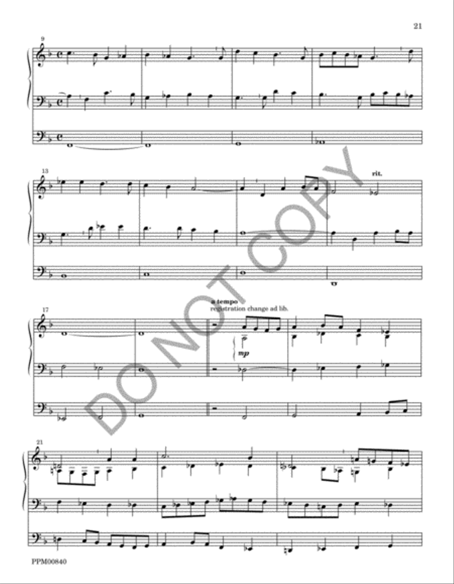 I Sing the Almighty Power of God: Organ Voluntaries on the Hymn Tunes of Ralph Vaughan Williams Volume III Organ scores gallery preview page 24