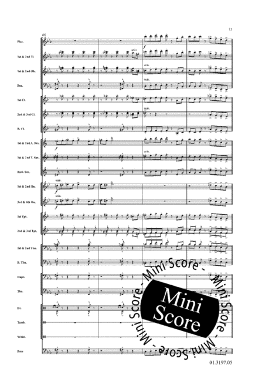 Joy Ride Concert Band scores gallery preview page 19
