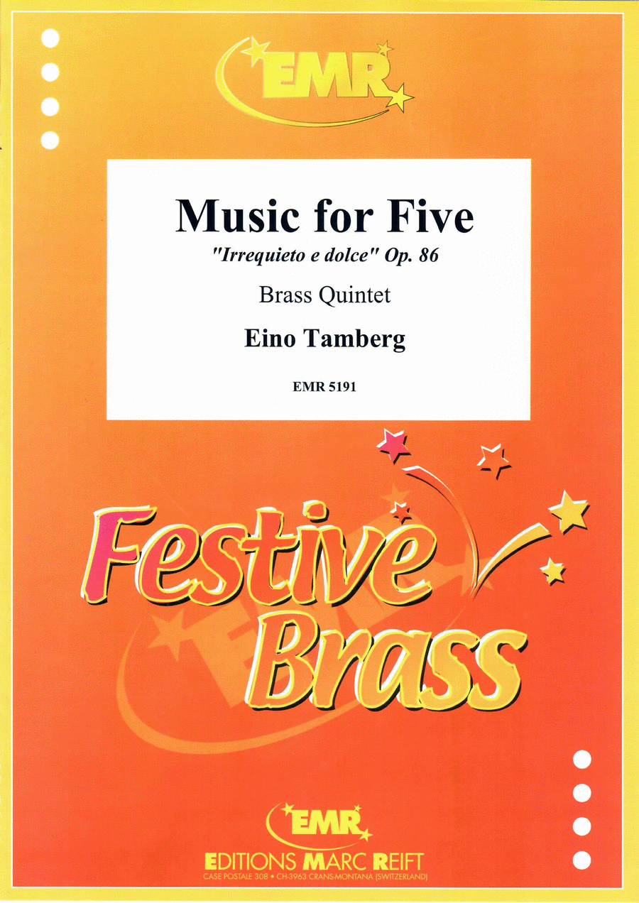 Music for Five Brass Quintet scores gallery preview page 1