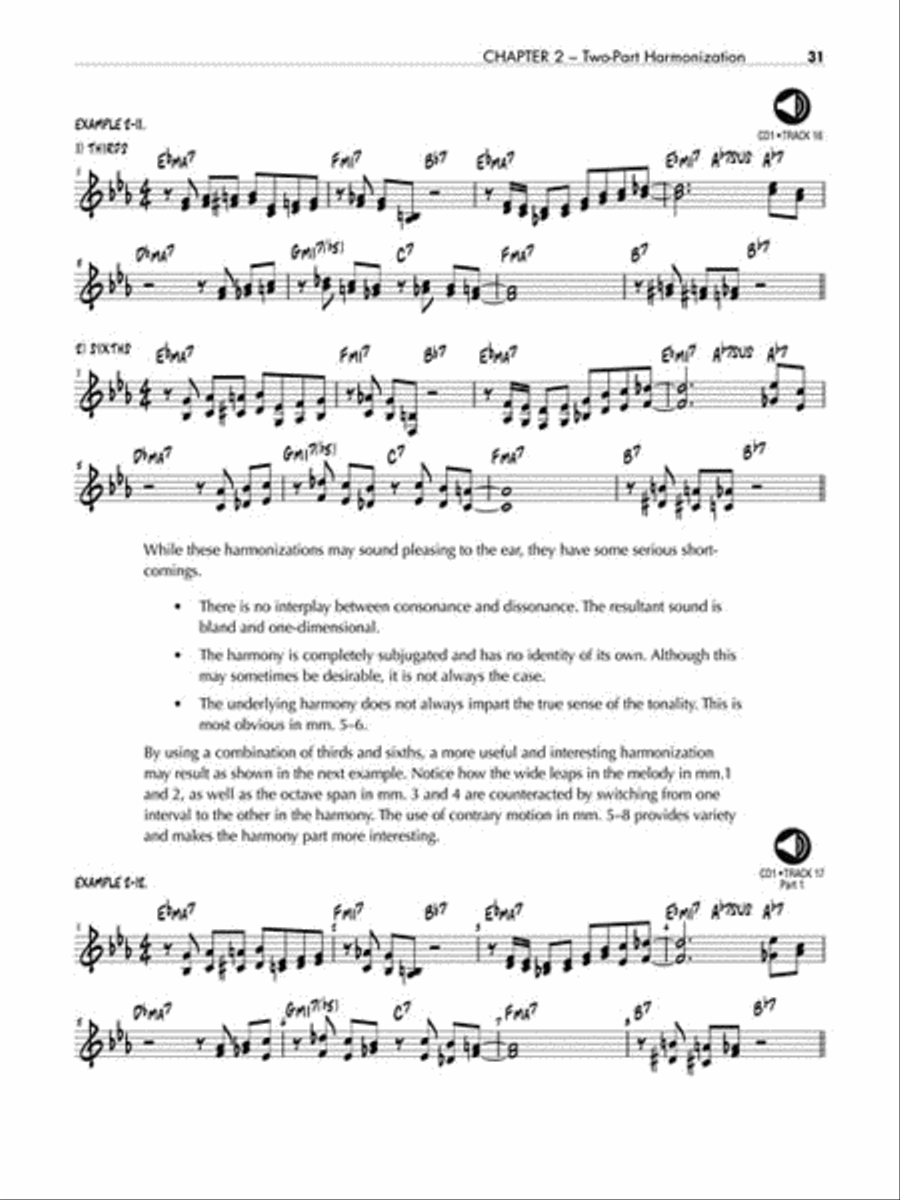 Instrumental clearance jazz arranging