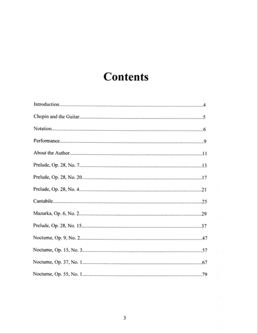 Chopin for Acoustic Guitar Acoustic Guitar scores gallery preview page 3