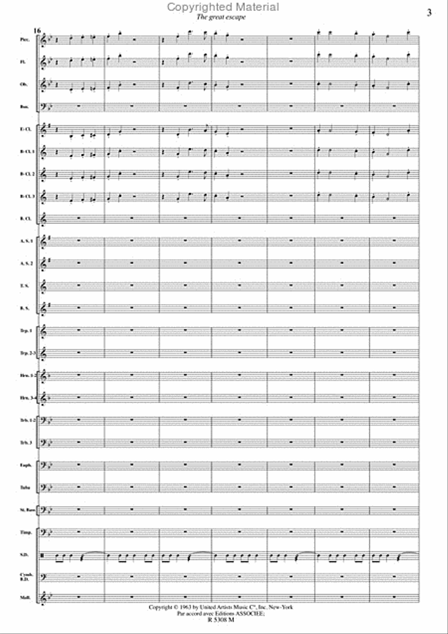 Grande evasion (la) Concert Band scores gallery preview page 4