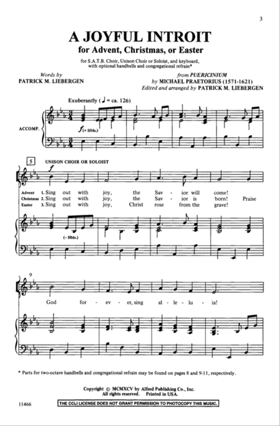 A Joyful Introit A Joyful Introit 4-Part scores gallery preview page 3