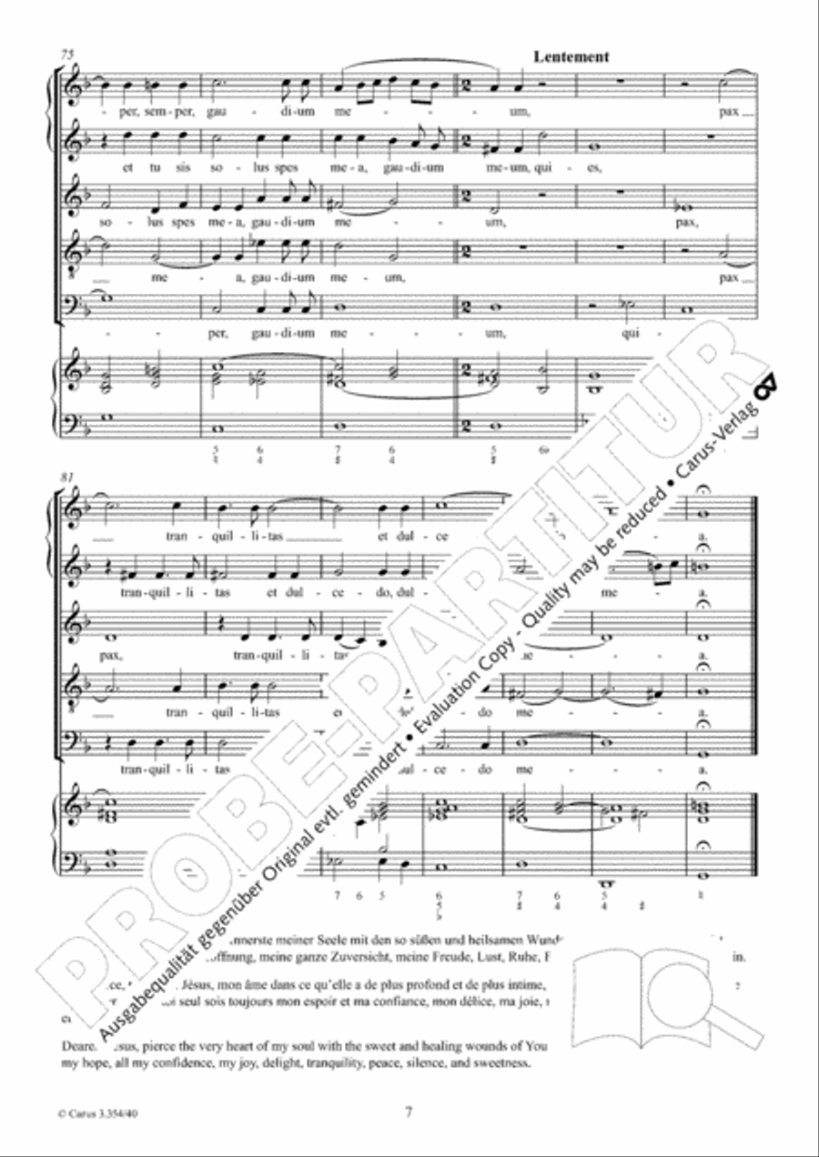Transfige, dulcissime Jesu SSATB scores gallery preview page 8