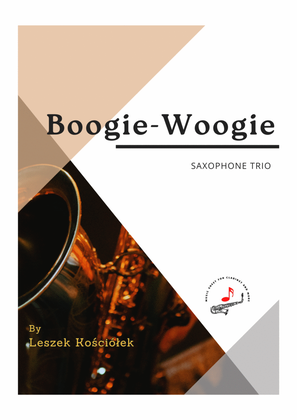 Book cover for Boogie-Woogie (saxophone trio)