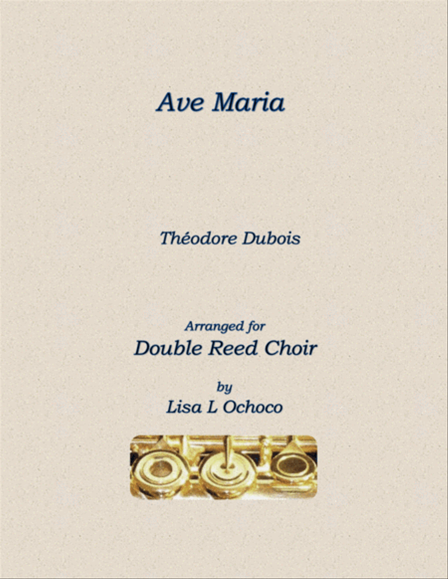 Ave Maria for Double Reed Choir Woodwind Ensemble scores gallery preview page 1
