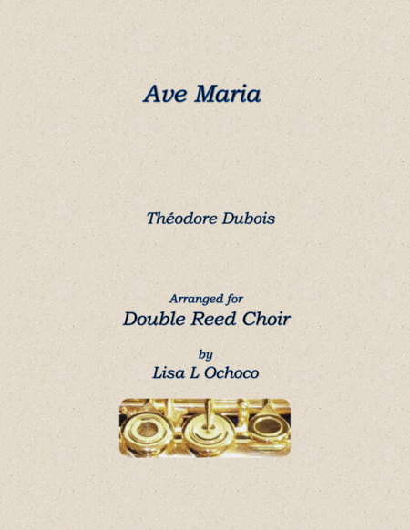 Ave Maria for Double Reed Choir image number null