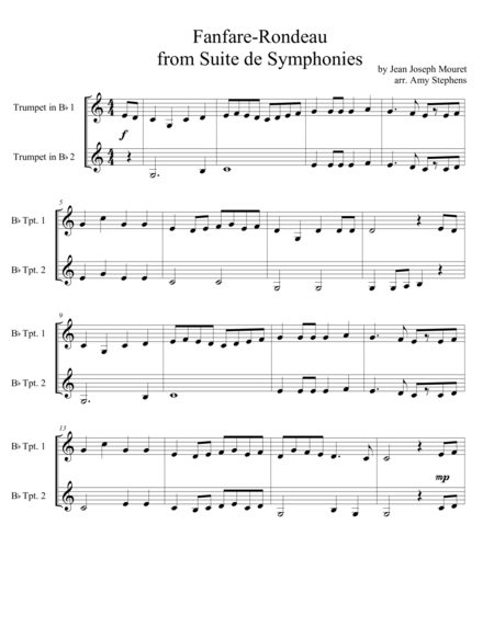 Fanfare-Rondeau from Suite de Symphonies