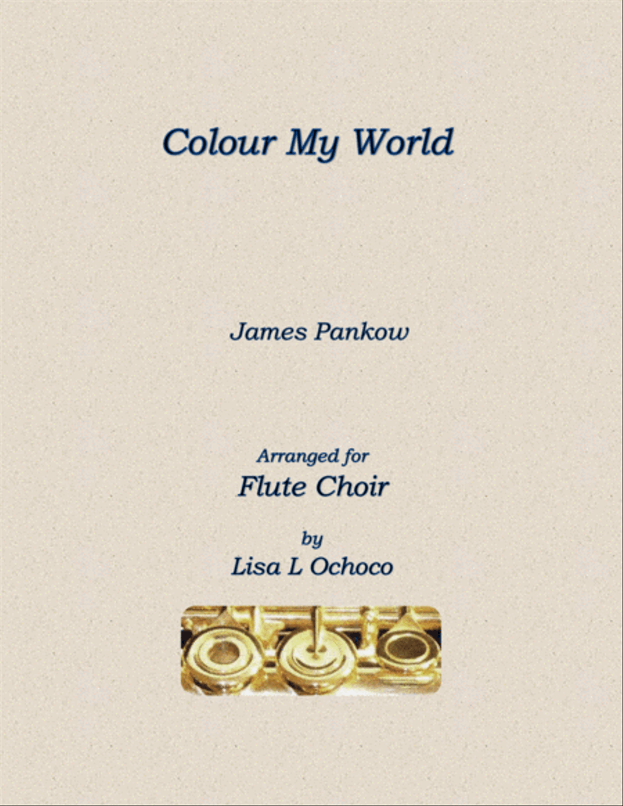 Colour My World Colour My World Flute Choir scores gallery preview page 1