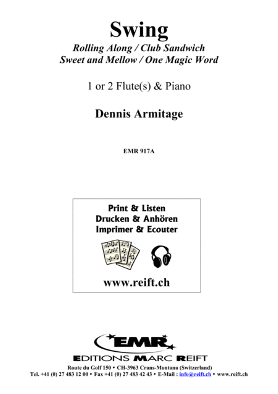 Swing Swing Flute Duet scores gallery preview page 2