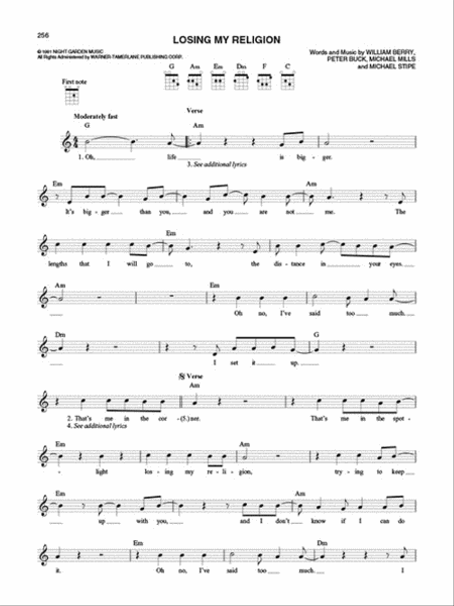 The Hal Leonard Mandolin Fake Book Piano scores gallery preview page 5