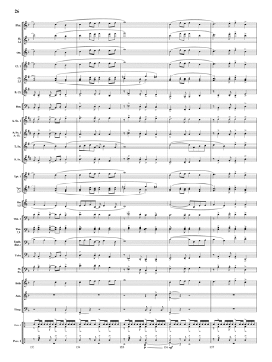 On Wings of Magic Concert Band scores gallery preview page 25