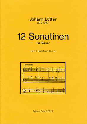 12 Sonatinen für Klavier (Heft 1: Sonatinen 1 bis 6)