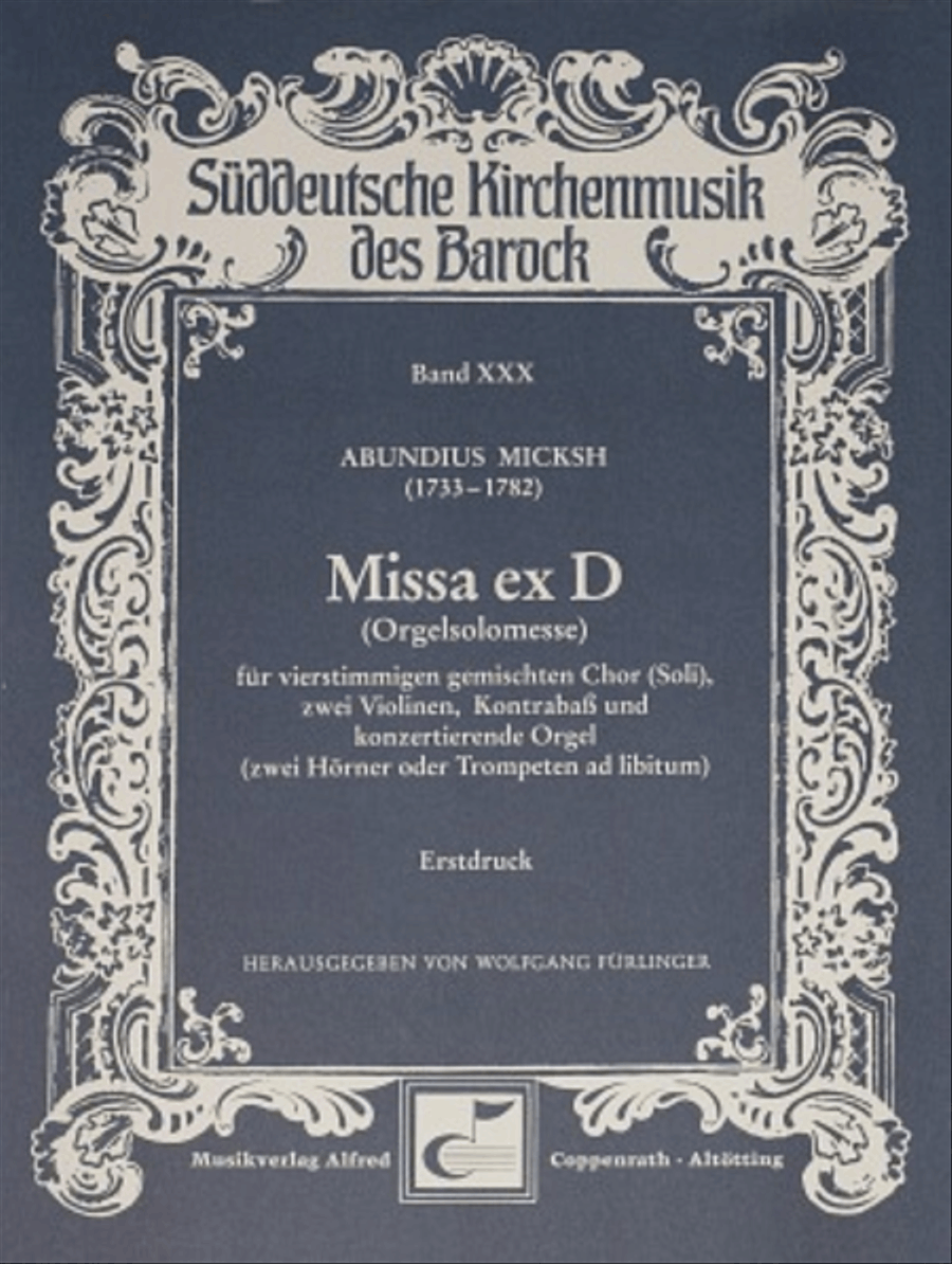 Missa ex D Violin scores gallery preview page 1