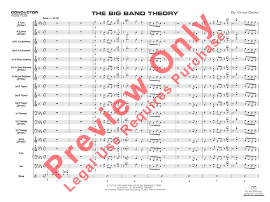 The Big Band Theory Jazz Ensemble scores gallery preview page 2