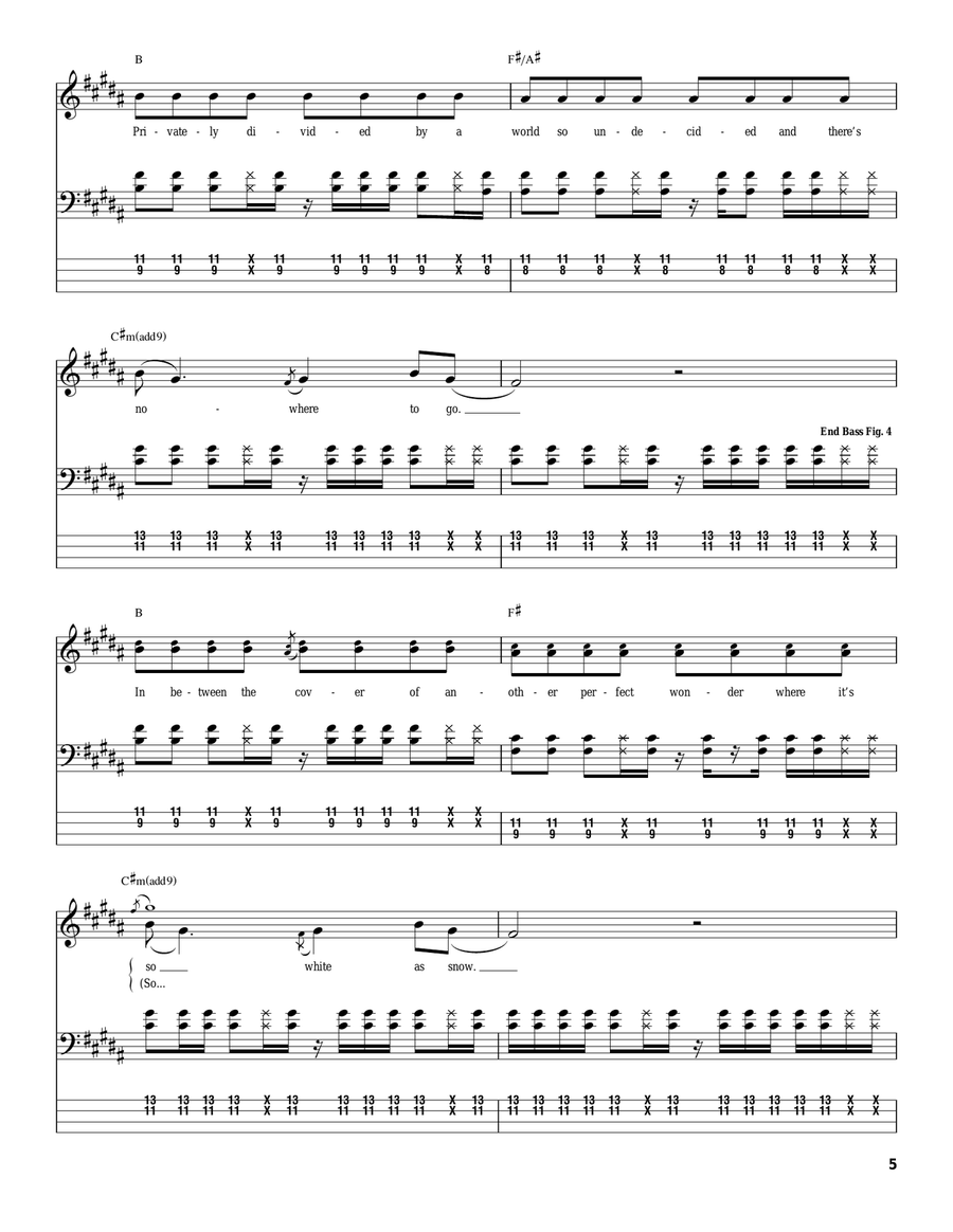 Snow (Hey Oh) Acoustic Guitar scores gallery preview page 5