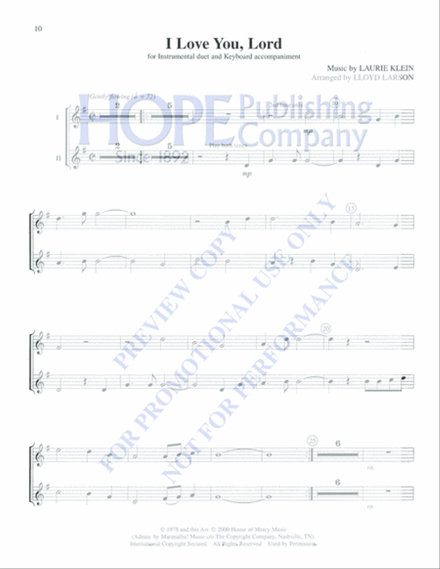 Contemporary Praise Contemporary Praise Piano Accompaniment scores gallery preview page 10