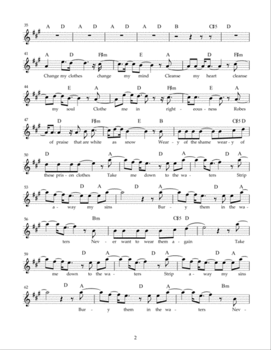 The Waters Voice Solo scores gallery preview page 2
