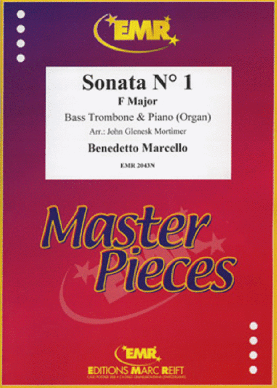 Sonata No. 1 in F Major Trombone scores gallery preview page 1