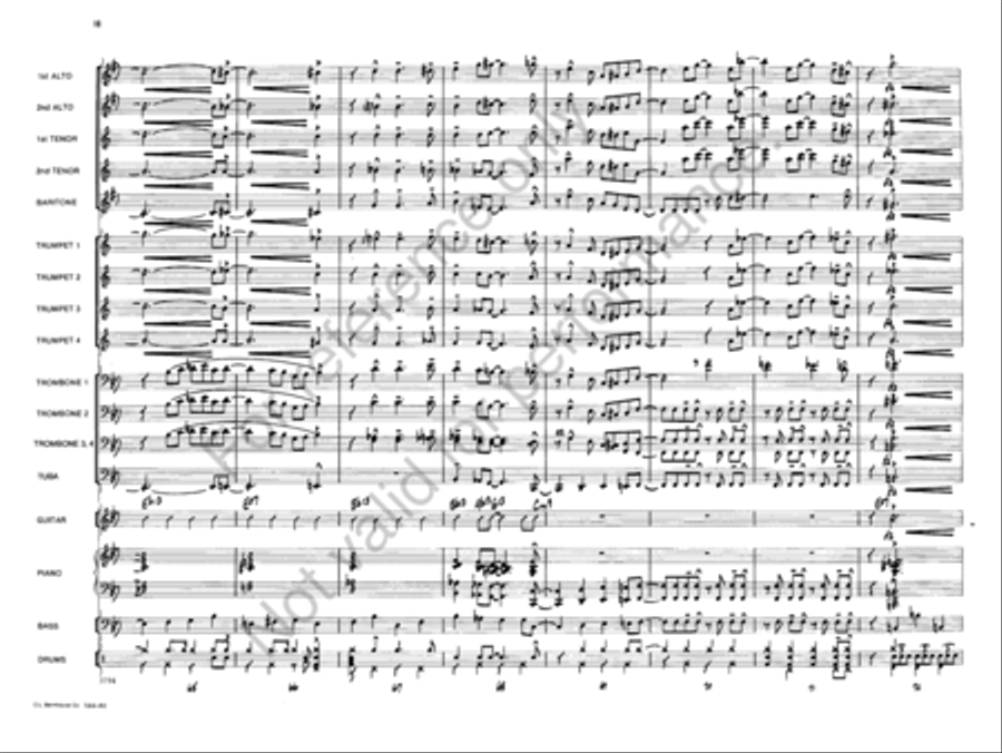Blue Bones Blue Bones Jazz Ensemble scores gallery preview page 11