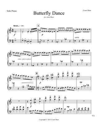 Butterfly Dance - Piano Solo