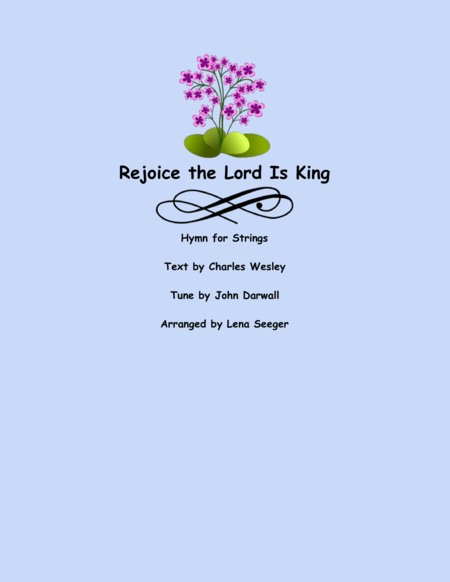 Rejoice the Lord Is King (String Orchestra) image number null