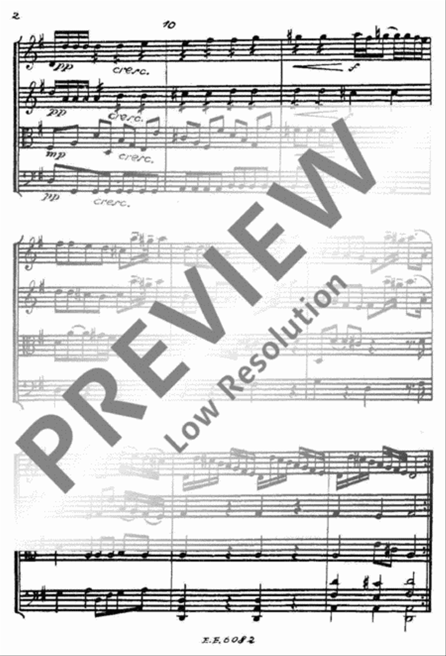 Sinfonia G major Orchestra scores gallery preview page 5