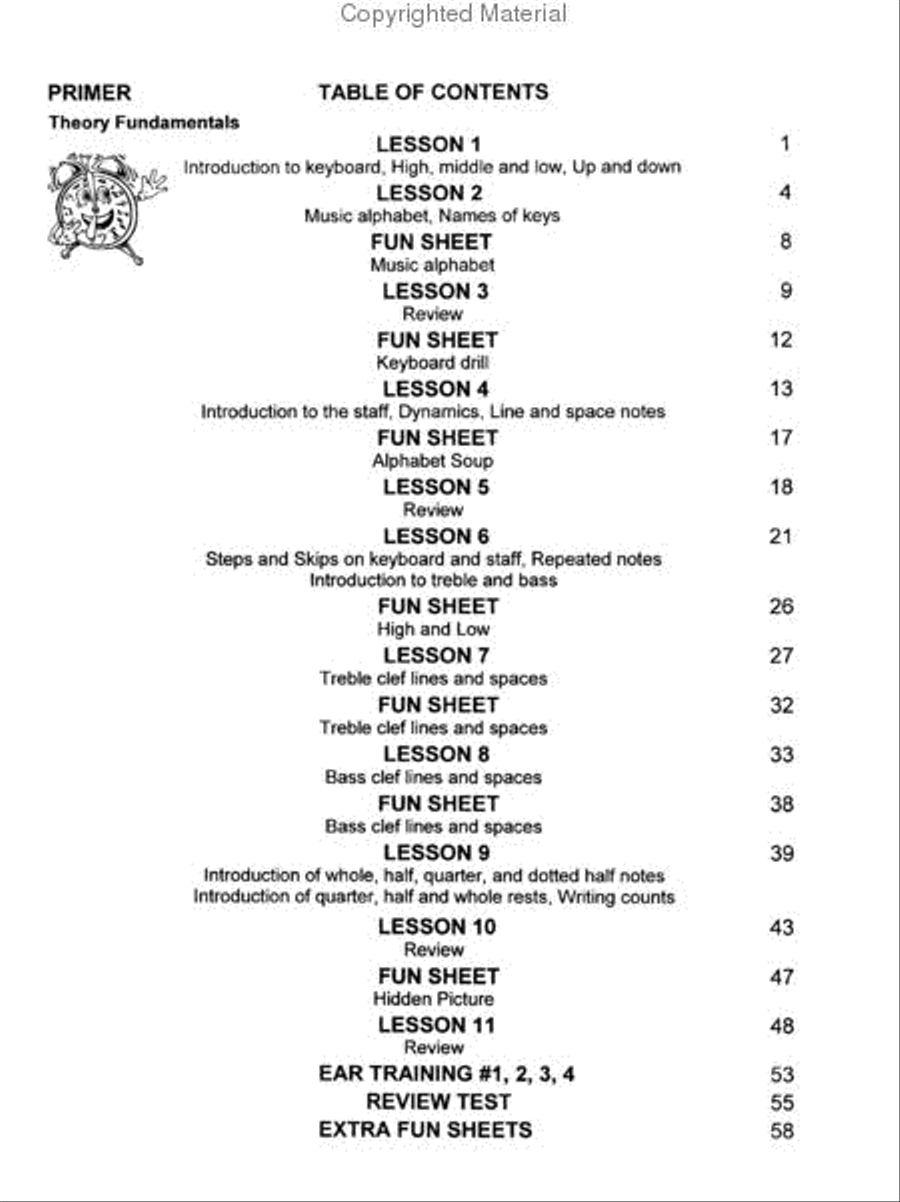 Theory Time Primer Workbook Piano Method scores gallery preview page 2
