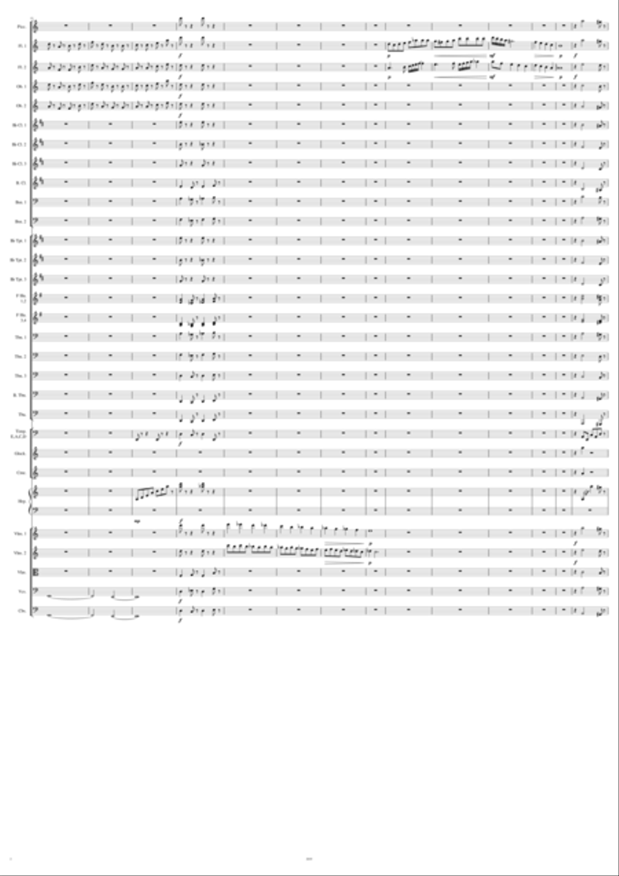 The Fallout The Fallout Full Orchestra scores gallery preview page 2