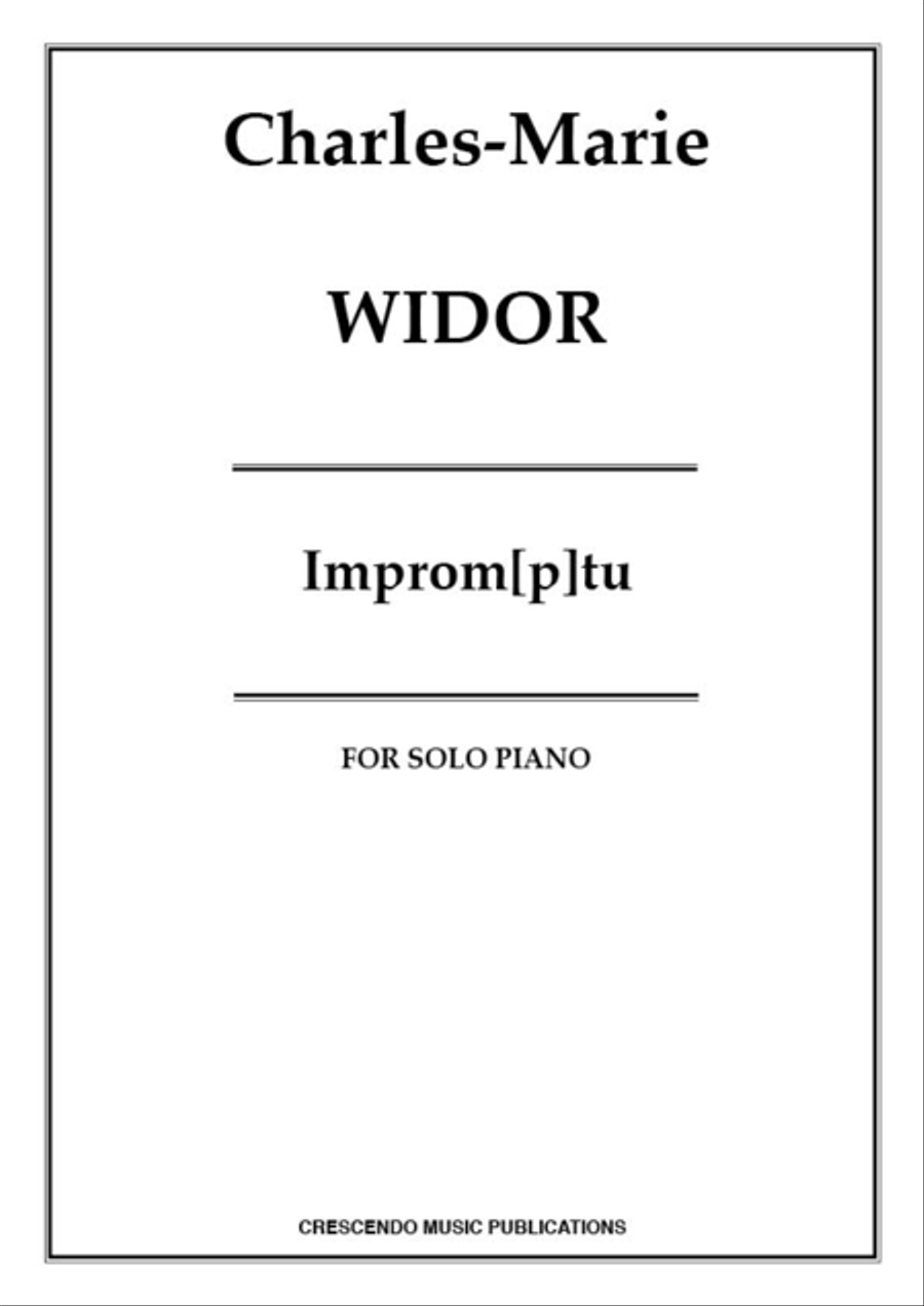 Impromtu Piano Solo scores gallery preview page 1