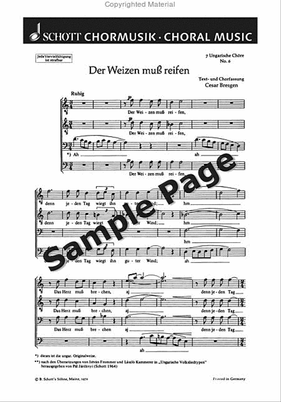 Bresgen C Weizen Muss Reifen TTBB scores gallery preview page 2