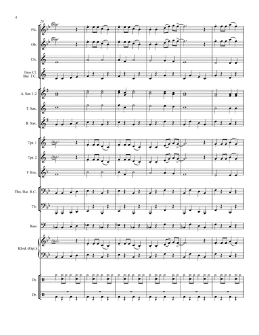 We've Got that Swing Thing Concert Band scores gallery preview page 5