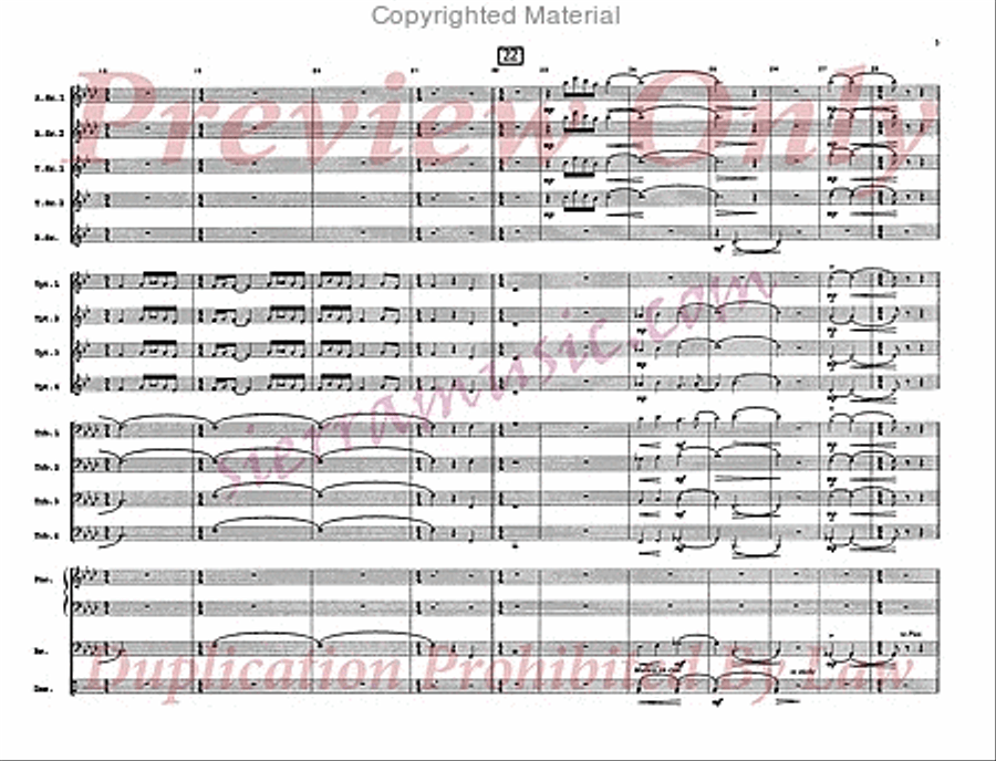 Dorian Blue Big Band scores gallery preview page 4