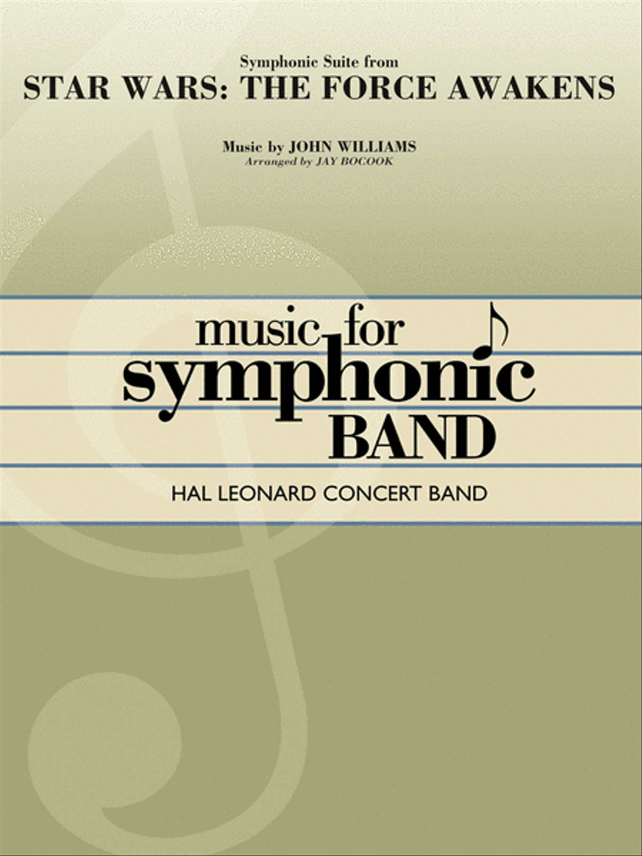 Symphonic Suite from Star Wars: The Force Awakens Concert Band scores gallery preview page 1