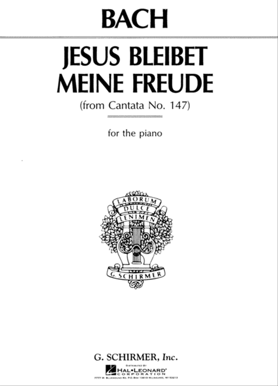Jesus Bleibet Meine Freude Piano Solo scores gallery preview page 1