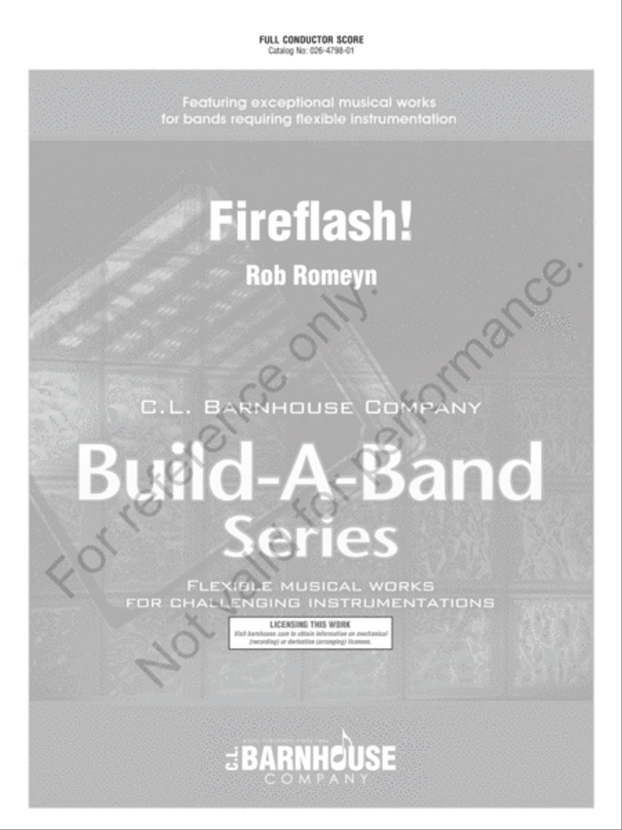Fireflash! Concert Band - Sheet Music page 2
