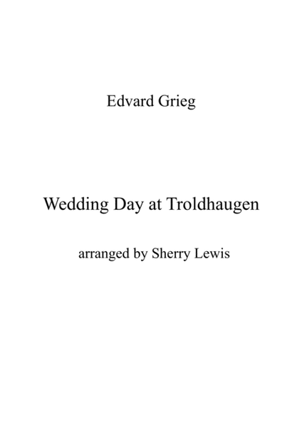 Weddin Day at Troldhaugen STRING QUARTET (for string quartet) image number null