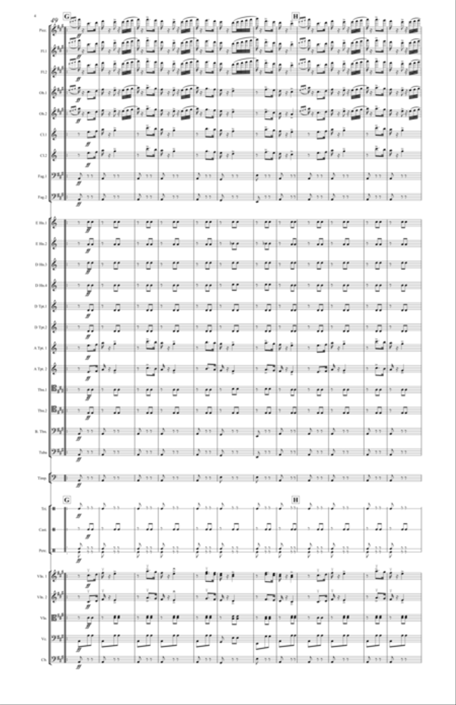Seguidilla for Orchestra Ballet Music Full Orchestra scores gallery preview page 5