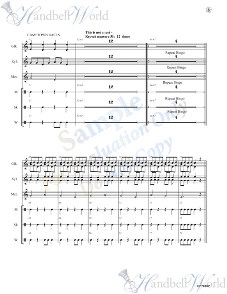 Bingo's Travels Bingo's Travels 3-Octaves scores gallery preview page 4