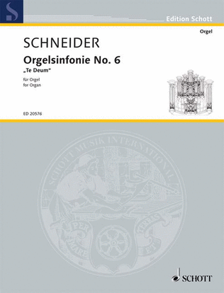 Book cover for Orgelsinfonie No. 6 'te Deum' (organ Symphony)