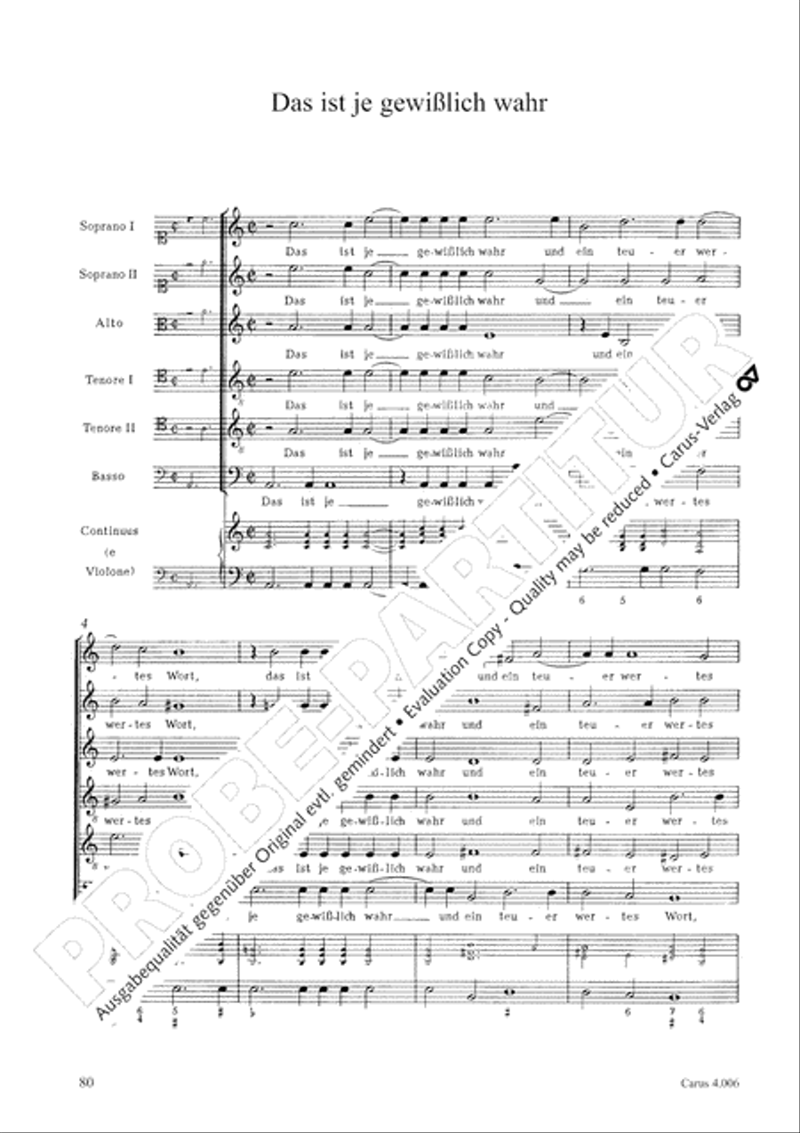 Ten motets Choir scores gallery preview page 82