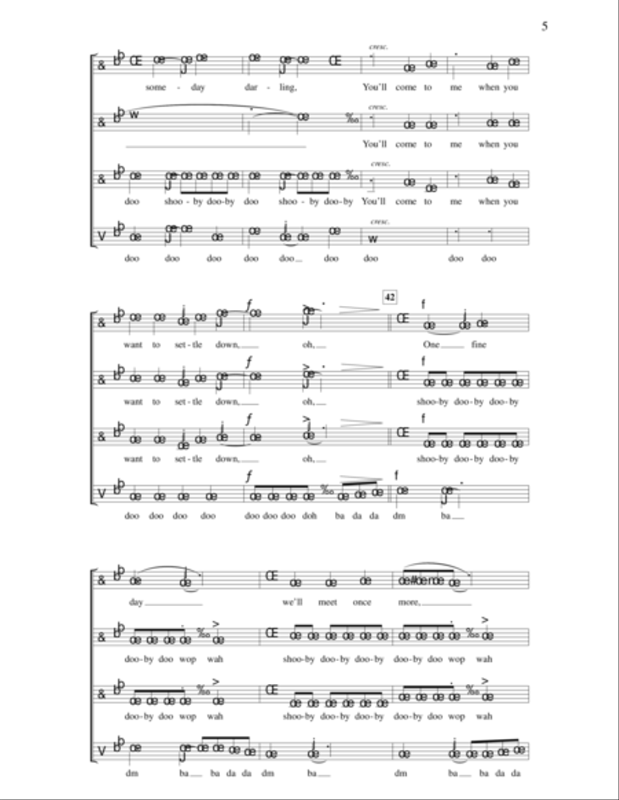 One Fine Day SSAA scores gallery preview page 5
