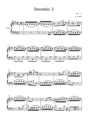 Invention 3 (BWV 774)