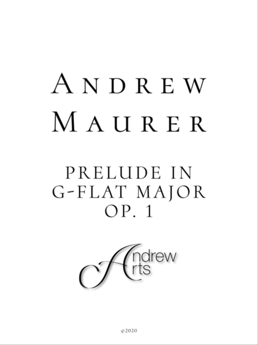Prelude Op. 1 Piano Solo scores gallery preview page 2