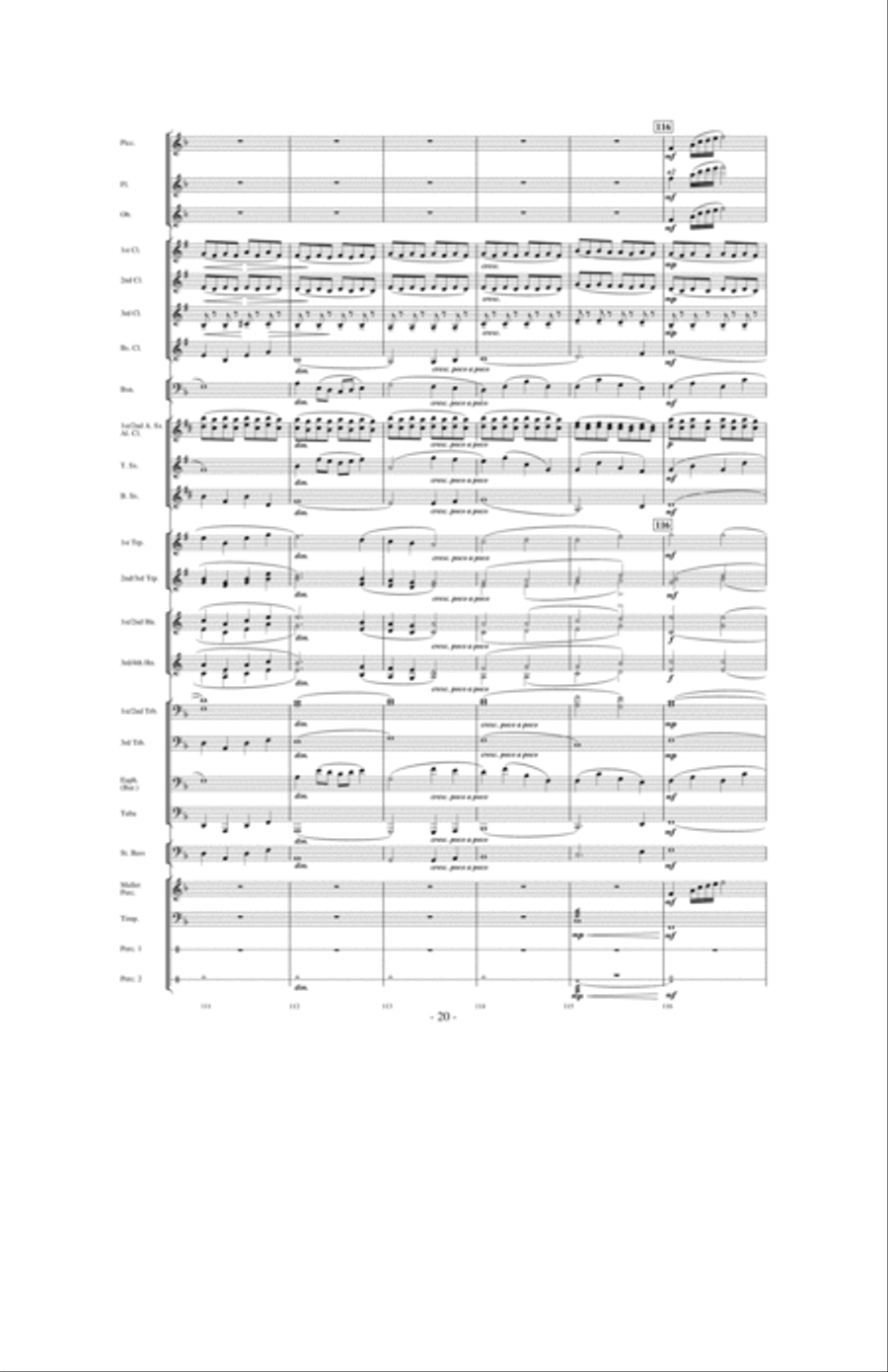 Moonscape Concert Band scores gallery preview page 19