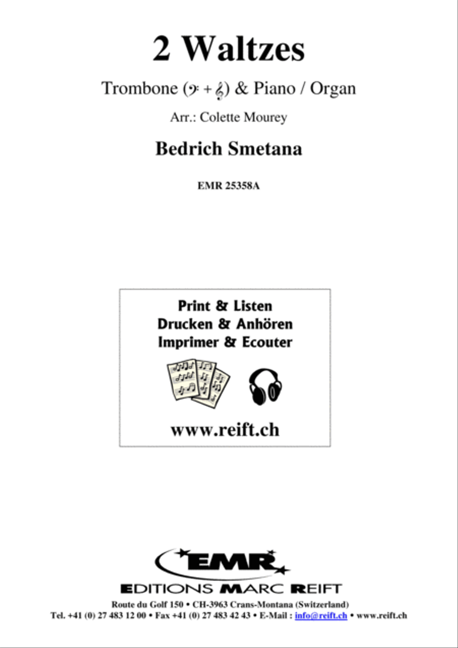 2 Waltzes Organ scores gallery preview page 2